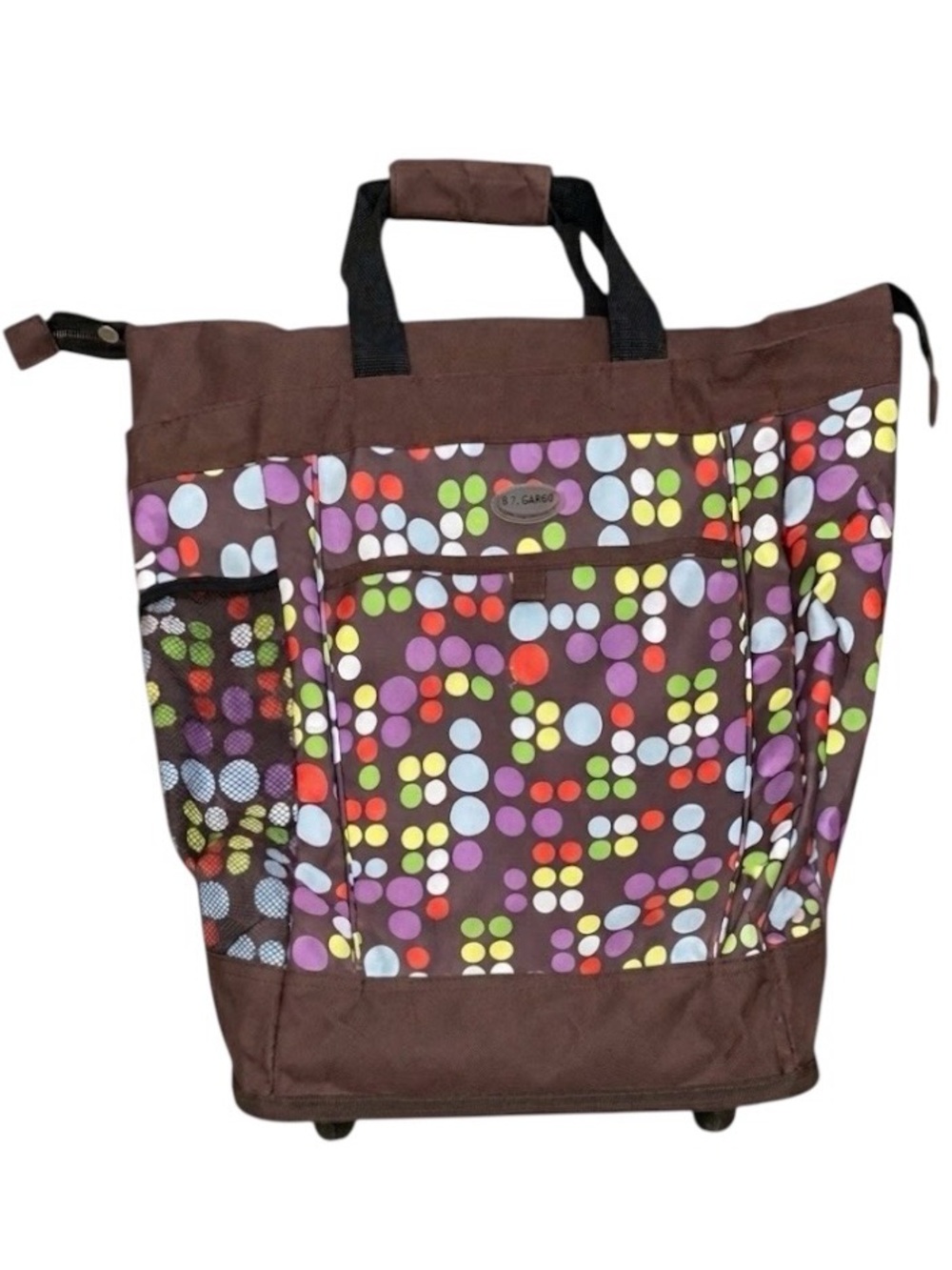 N.Y. Cargo Polka Dot Rolling Travel Bag